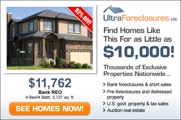 Find foreclosures in your area now!